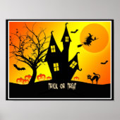 Poster Trick or treat, Halloween soir...Effrayant (Devant)