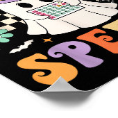 Poster Trick Ou Discours Halloween Slp Rétro Thérapie de  (Coin)