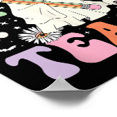 Poster Trick Ou Enseigner Cute Enseignant Halloween Flora (Coin)