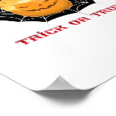 Poster Trick Ou Halloween Clown effrayant (Coin)