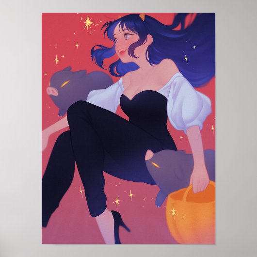 Poster Trick ou traitement (Devant)