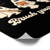 Poster Trick Ou Traiter Bronzez Vos Dents Halloween Denta (Coin)