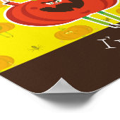Poster Trick ou traiter j'ai faim (Coin)