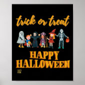 Poster "TRICK OU TRER" drôle (Devant)