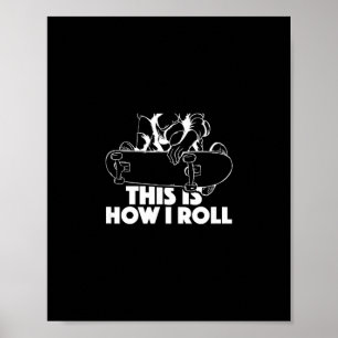 Poster Tricks de halfpipe de skateboard - Skateboard Extr