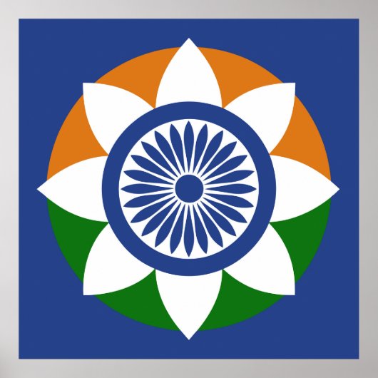 Poster Tricolor Chakra (Devant)