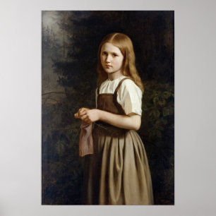 Poster Tricot de fille, 1854
