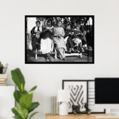 Poster Tricot de filles en Albanie 1923 (Bureau à domicile)