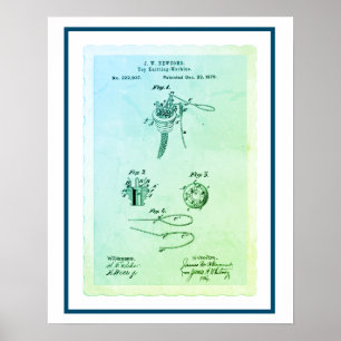 Poster Tricot de jouet Vintage