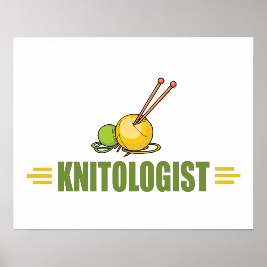 Poster Tricot humoristique (Devant)