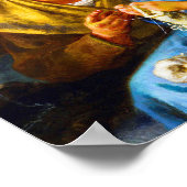 Poster Tricot leçon de Jean-François Millet (Coin)