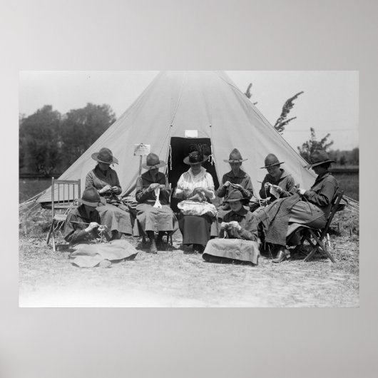 Poster Tricot pour la cause : 1916 (Devant)