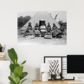 Poster Tricot pour la cause : 1916 (Bureau à domicile)