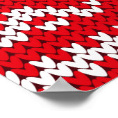 Poster Tricot sans couture motif Norvège pull de fête d (Coin)