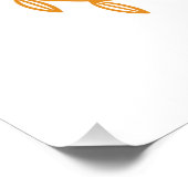 Poster Tricoter ou traiter dans un cadre plante (Coin)