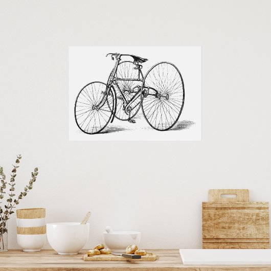 Poster Tricycle (Cuisine)