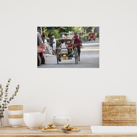 Poster Tricycle (Cuisine)