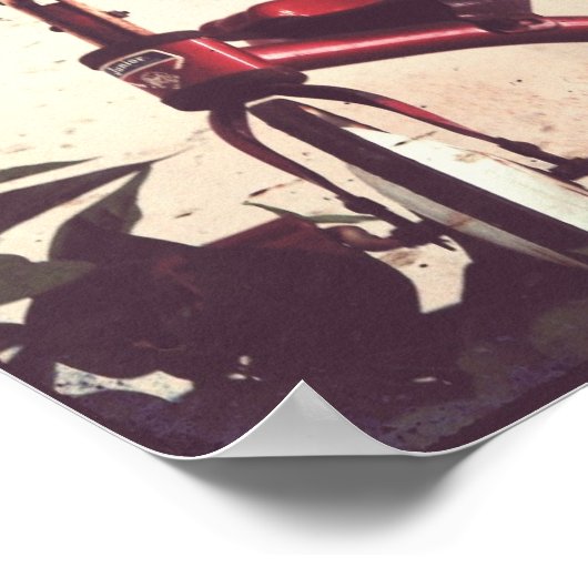 Poster Tricycle vintage (Coin)