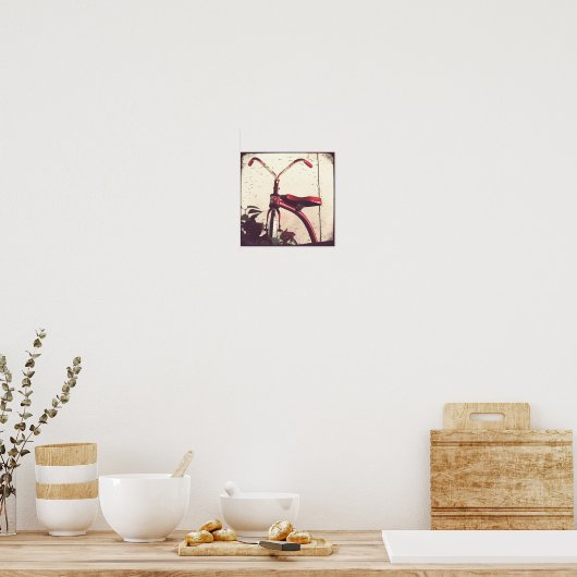 Poster Tricycle vintage (Cuisine)