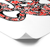 Poster Trident de l'emblème national ukrainien tryzub sty (Coin)