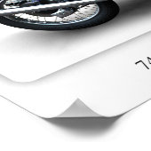 Poster Trident T160 750 Triumph - A3 (Coin)