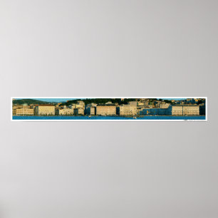 Poster trieste panoramique