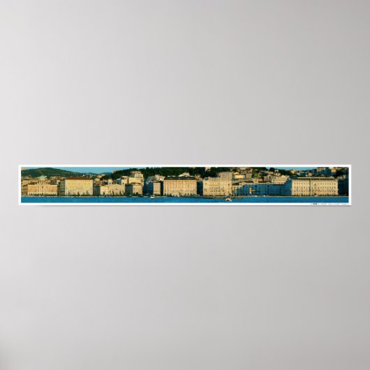 Poster trieste panoramique (Devant)