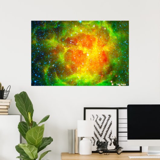 Poster Trifid Nebula (Bureau à domicile)
