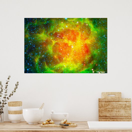 Poster Trifid Nebula (Cuisine)