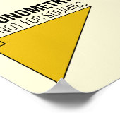 Poster Trigonométrie Drôle Non Pour Les Carrés (Coin)