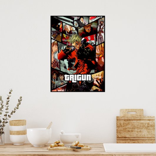 Poster Trigun ultime anime (Cuisine)
