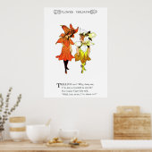 Poster Trillium et Tiger-Lily (Cuisine)