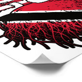 Poster Trinité-et-Tobago Trinidadien American USA Tree (Coin)