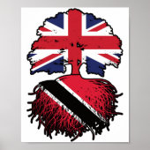 Poster Trinité-et-Tobago Trinidadien British UK Tree (Devant)
