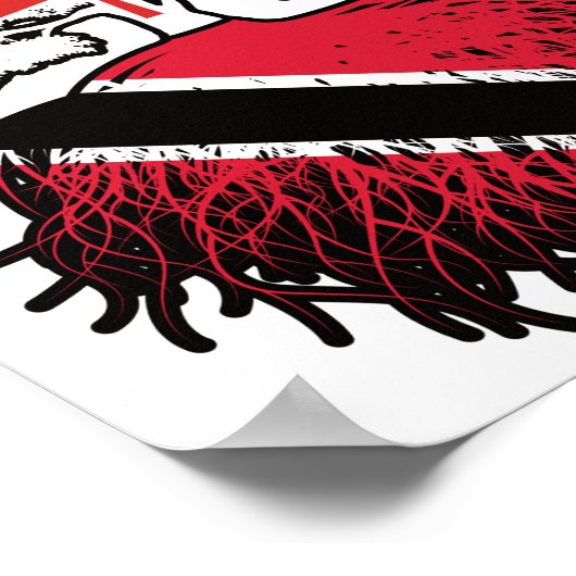 Poster Trinité-et-Tobago Trinidadien Canada (Coin)