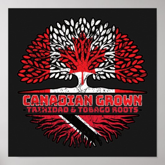 Poster Trinité-et-Tobago Trinidadien Canada (Devant)