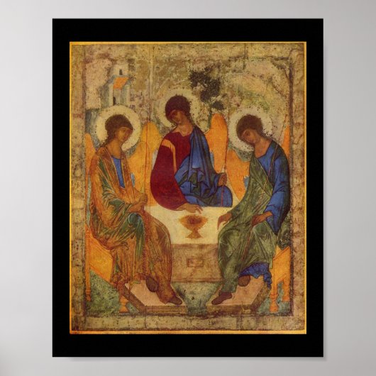 Poster Trinity Rublev à la table (Devant)