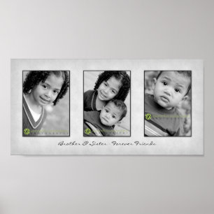 Poster Trio 10x20 Modèle photo