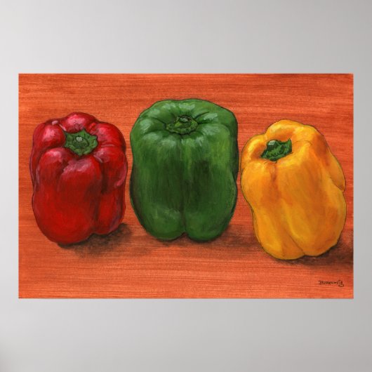 Poster Trio Bell Pepper (Devant)