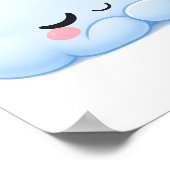 Poster Trio d'amis nuages (Coin)