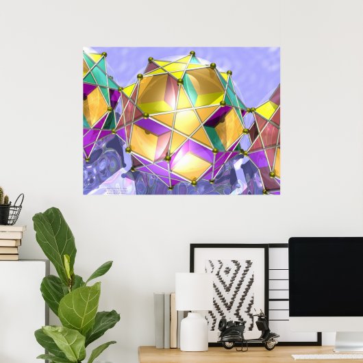 Poster Trio de Dodecadodeca par Bruce Rawles (Bureau à domicile)