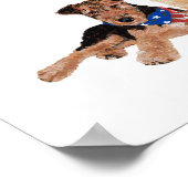 Poster Trio de drapeaux patriotiques (Coin)