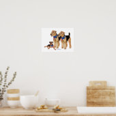 Poster Trio de drapeaux patriotiques (Cuisine)