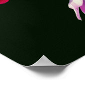 Poster Trio de fleurs de cosmos flottantes (Coin)