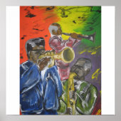 Poster Trio de jazz (Devant)