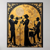 Poster Trio de Jazz en Or (Devant)