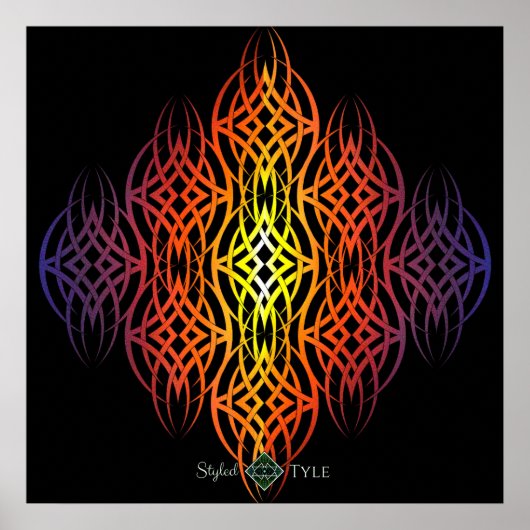 Poster Trio de l'éclipse ( Arc-en-ciel ) (Devant)