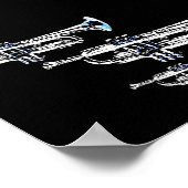 Poster Trio de trompette (Coin)