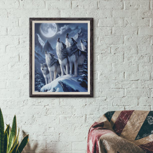 Poster Trio des loups du Sommet de minuit