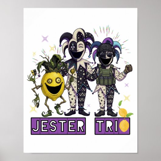 Poster Trio du Club du Fou du Vide (Devant)
